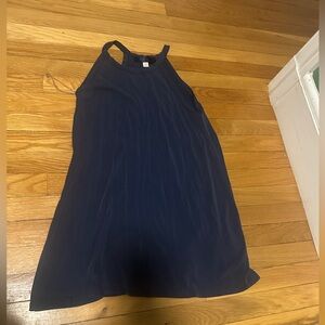 Navy Blue Sleeveless Dress